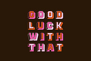 Frankie Layered, a Sans Serif Font by MarleyGrayson (Thumbnail 5 of 7)