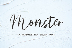 Monster | Modern Script for Branding