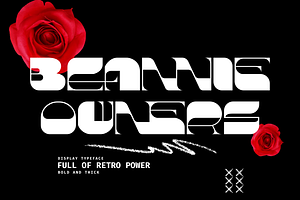 Beannie Owners - Bold And Thick Font