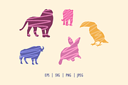Animals Jungle, an Illustration by HunEyy (Thumbnail 4 of 8)
