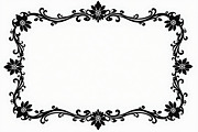 Elegant Floral Border Vector Design,, an Illustration by Amazin_art (Thumbnail 11 of 26)