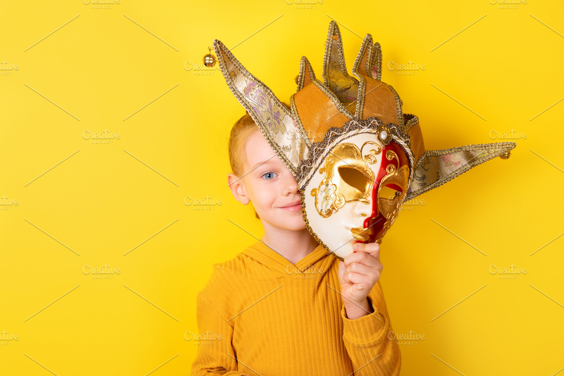 Child with Carnival Mask, a Holiday Photo by Ales Munt