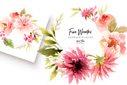 Sweet Dahlias and Roses, an Illustration by Kim Thoa Designs (Thumbnail 5 of 9)