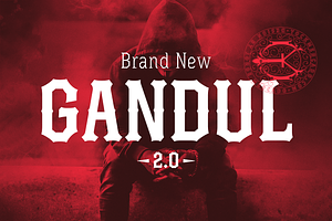 Gandul 2.0 (Family Pack), a Serif Font by YockMercado