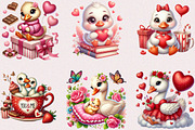 Valentine Cute Goose Clipart Bundle, a Seasonal Illustration by Craft Nest (Thumbnail 2 of 5)