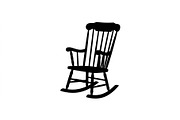 Timeless Rocker Chair Silhouette Set, an Object Graphic by Designs_River (Thumbnail 2 of 3)