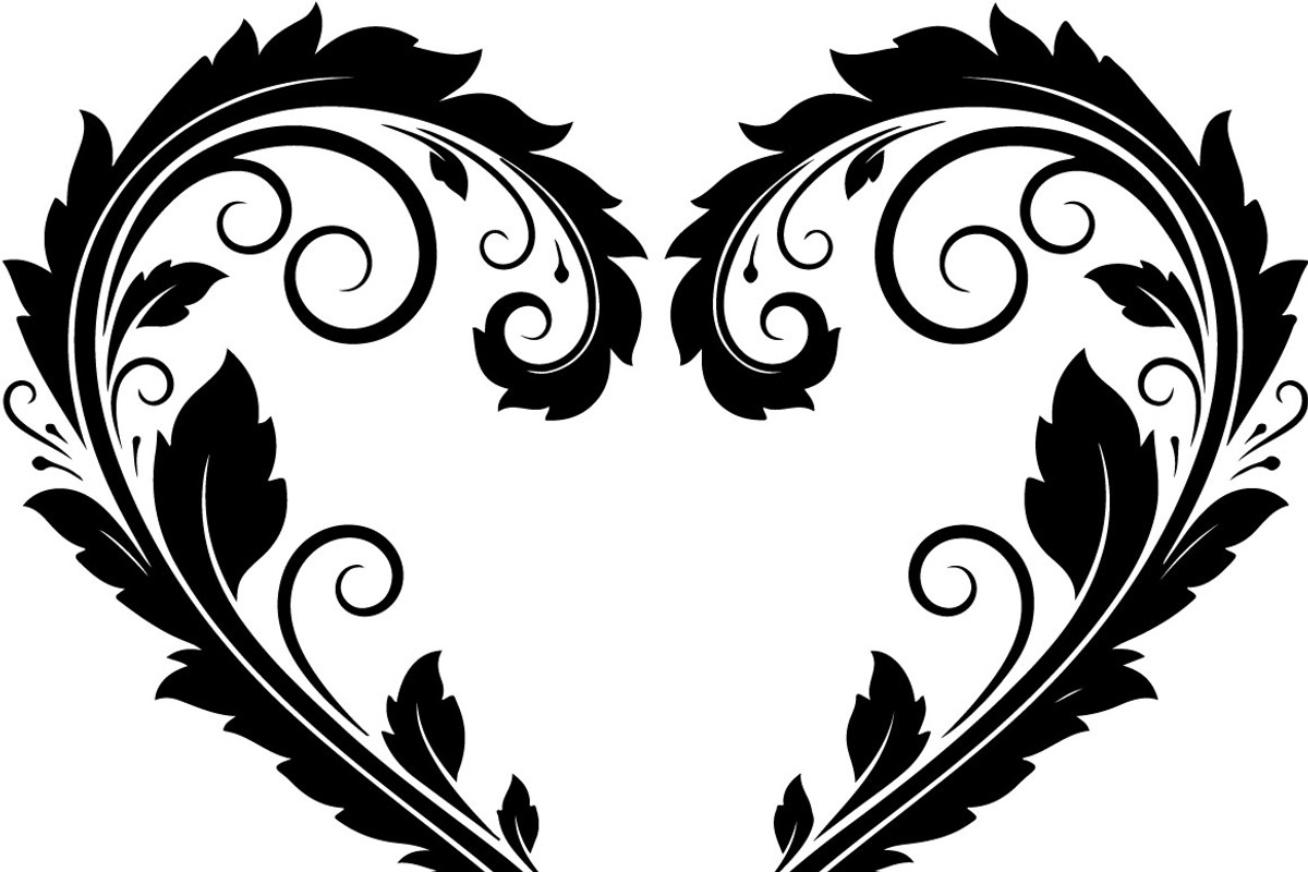 Decorative Heart Silhouette Bundle, an Illustration by Designs_River (Photo 35 of 45)