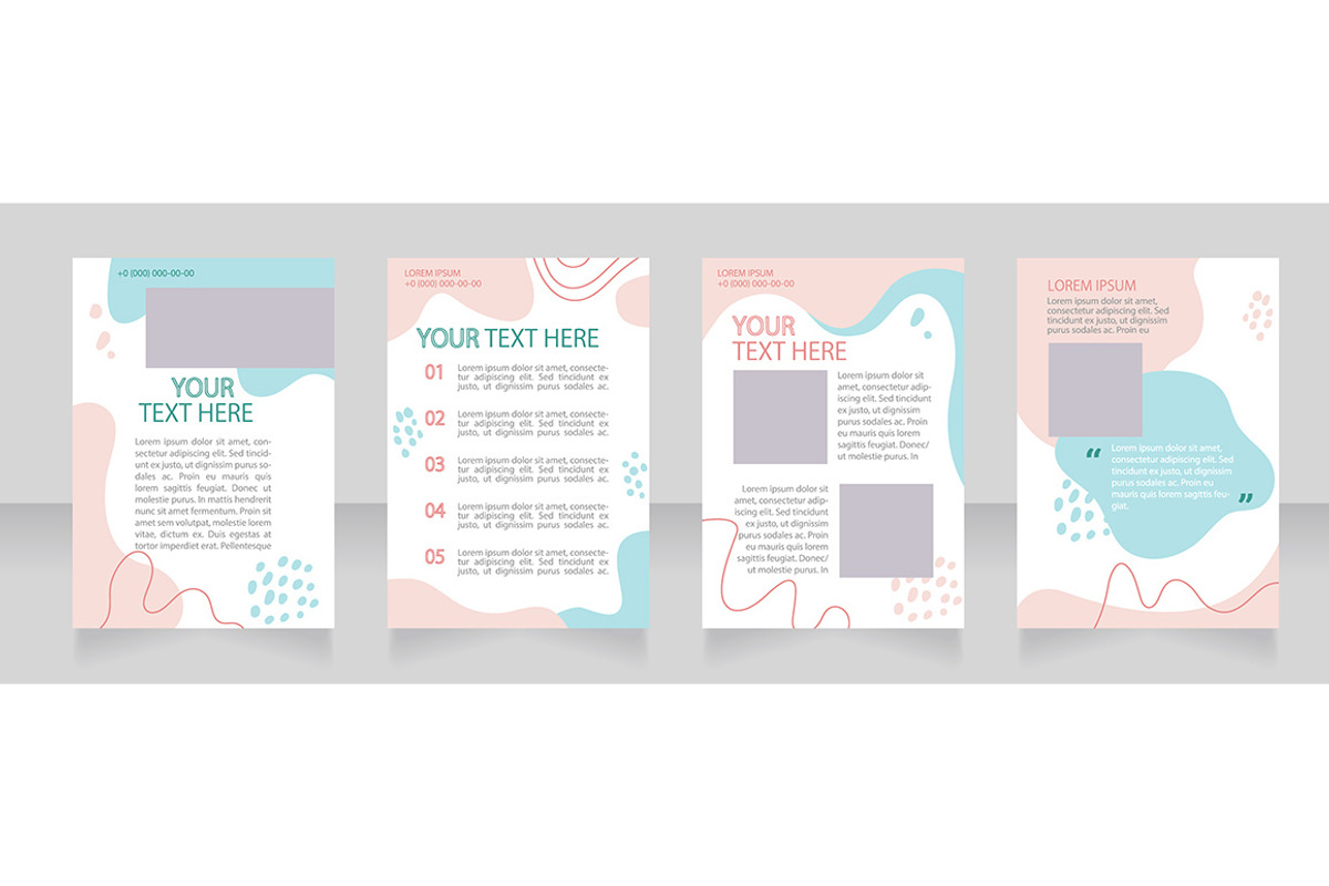 Travel guide blank brochure layout, a Brochure Template by IMG Visuals