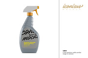 Spray Plastic Bottle Mockup Template, a Packaging Mockup by iconisusmockup (Thumbnail 3 of 4)