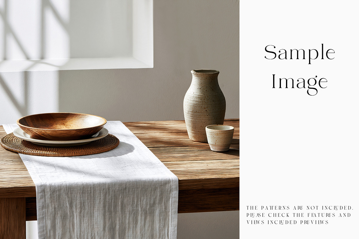 Table Runner Mockups, a Household Mockup by mock-ups (Photo 7 of 17)