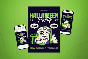 Halloween Flyer Set, a Flyer Template by The Good Store