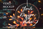 Glass Ornament Mockup Video, a Cups & Container Mockup by MockupsBox (Thumbnail 1 of 5)