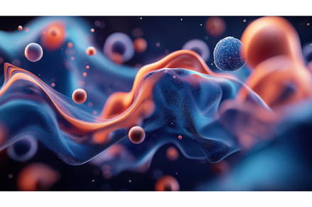 Abstract digital art featuring, an Illustration by Sergey Kotenev