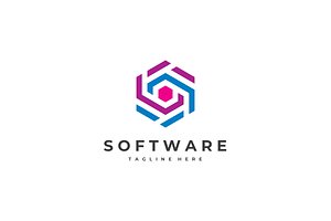 Software - Geometric Letter S Logo, a Branding & Logo Template by yopie