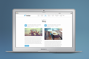 Amber - Responsive Multi-Template, a Bootstrap Template by themeMatch (Thumbnail 1 of 4)