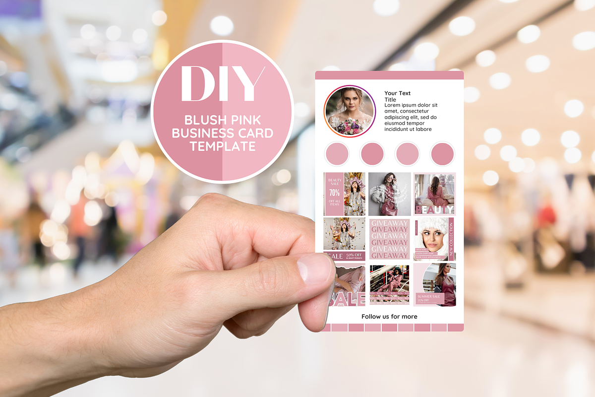 Business Card Template for Business, a Business Card Template by SunshineStudioBoutique (Photo 4 of 18)