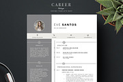 Modern Resume & CoverLetter Template, a Resume Template by careerboutique (Thumbnail 4 of 6)
