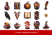 50 Cottagecore Witch Clipart PNG, a Seasonal Illustration by Luxe (Thumbnail 4 of 4)