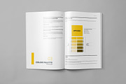 Brand Manual 32 Pages A4 / US Letter, a Brochure Template by Mastergfx (Thumbnail 9 of 35)