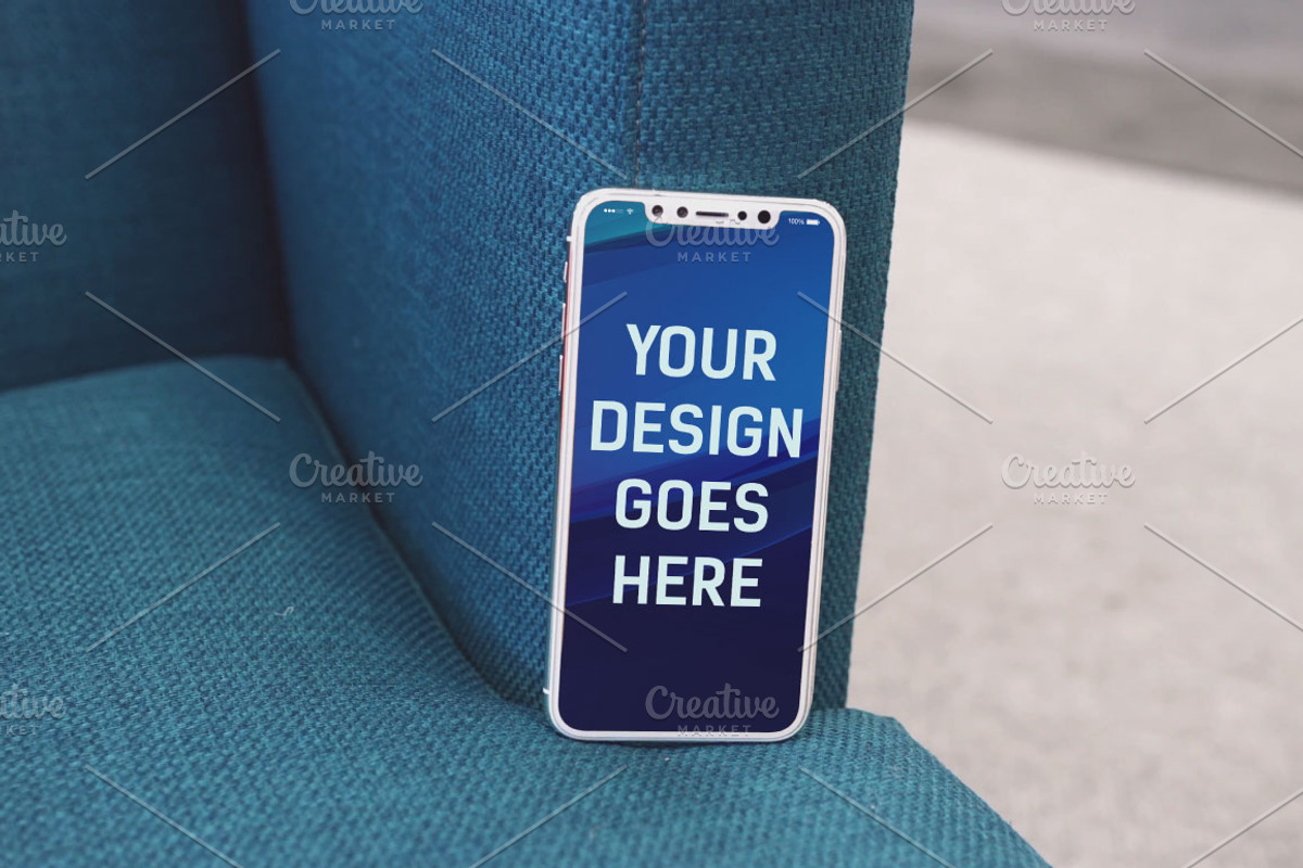 Apple iPhone X Mock-up Pack, an iPhone Mockup by Laura (Photo 3 of 5)