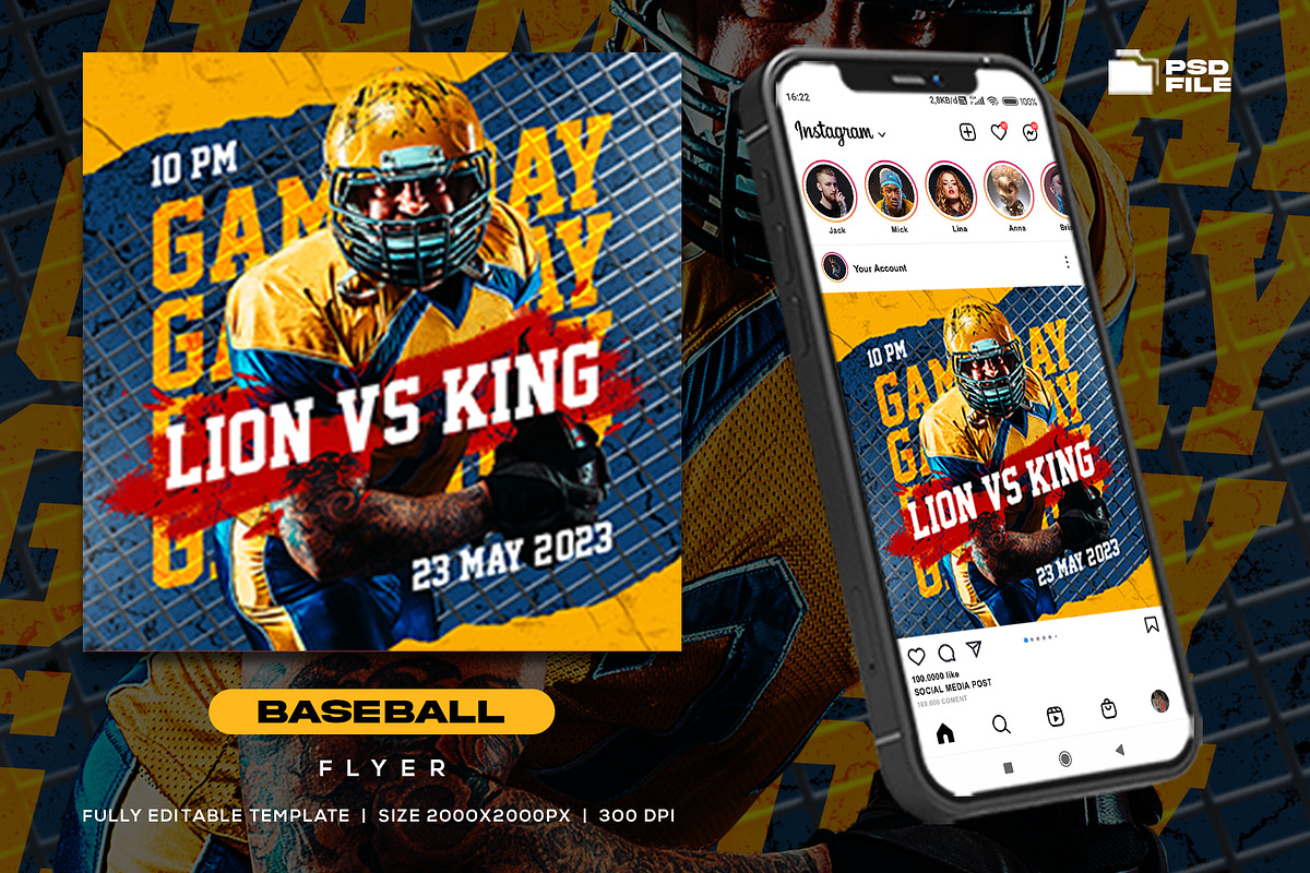 Baseball Flyer Template, a Flyer Template by Rmbimo