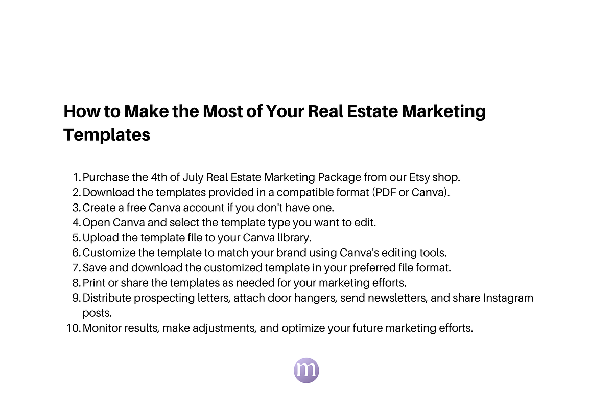 4th Of July Real Estate Newsletter, a Social Media Template by Modernastic - Canva (Photo 4 of 6)