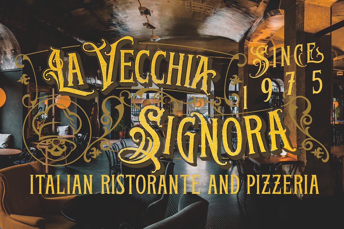 GoldShine with Extras, a Font by uncurve (Photo 7 of 9)