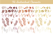 Fall Leaves - Autumn Greenery Vol 1, an Illustration by Kelly Jane Creative (Thumbnail 3 of 5)