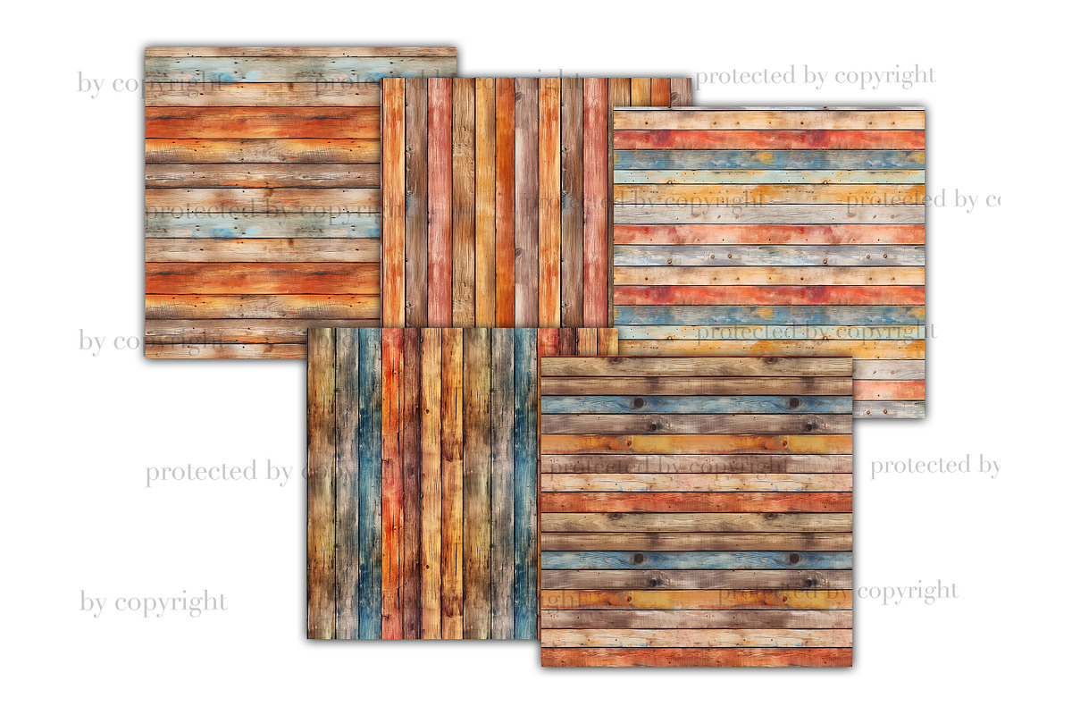 Weathered Wooden Boards Papers, a Pattern Graphic by GlamArtZhanna (Photo 3 of 4)