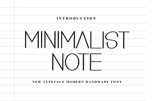 Minimalist Note