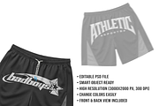 Sports Shorts Mockup Editable PSD, a Bottom Mockup by std.badboy (Thumbnail 4 of 4)