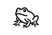 Frog Silhouette Vector Bundle, an Illustration by jahid234 (Thumbnail 45 of 46)