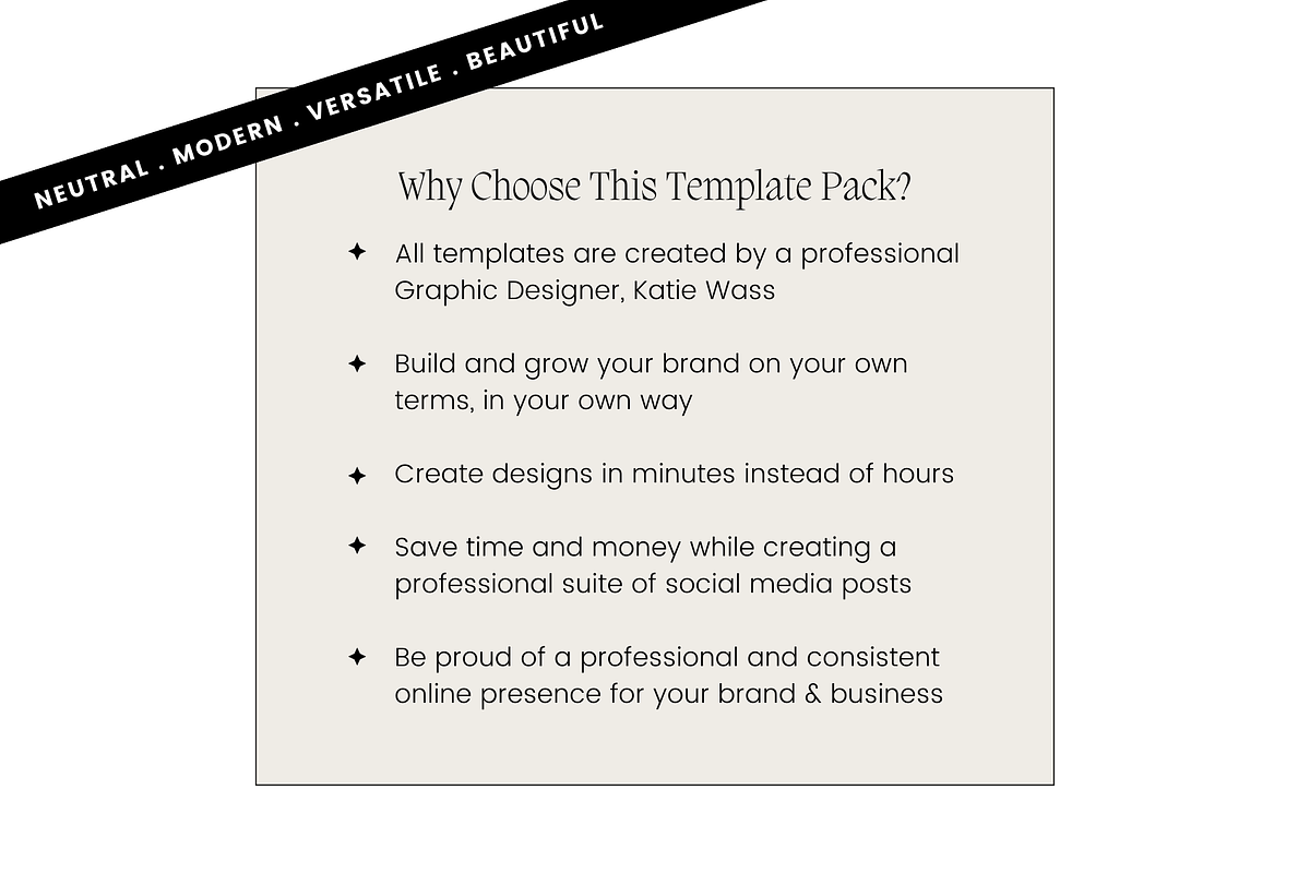 Social Media Business Canva Template, a Social Media Template by Rise and Roar Design (Photo 5 of 6)