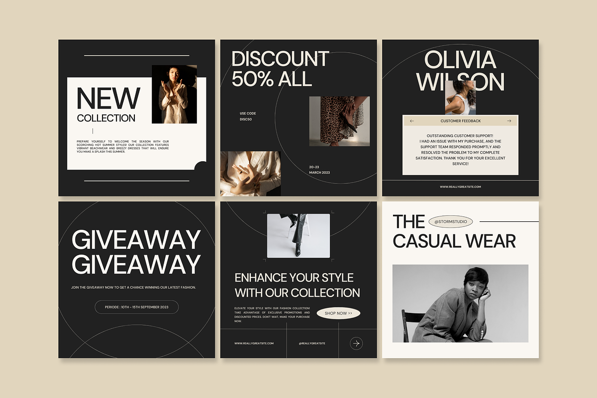 SAM | Social Media Kit, a Social Media Template by Ann Creative (Photo 3 of 9)