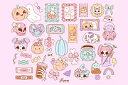 Too Cute to Spook – Pastel Halloween, a Seasonal Illustration by Huxmay (Thumbnail 4 of 7)