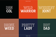 Whiskey Joint // Vintage Font, a Font by Vicarel Studios (Thumbnail 9 of 13)