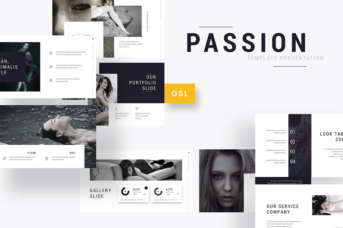 Passion Google Slides Template, a Presentation Template by Jegtheme (Photo 1 of 4)