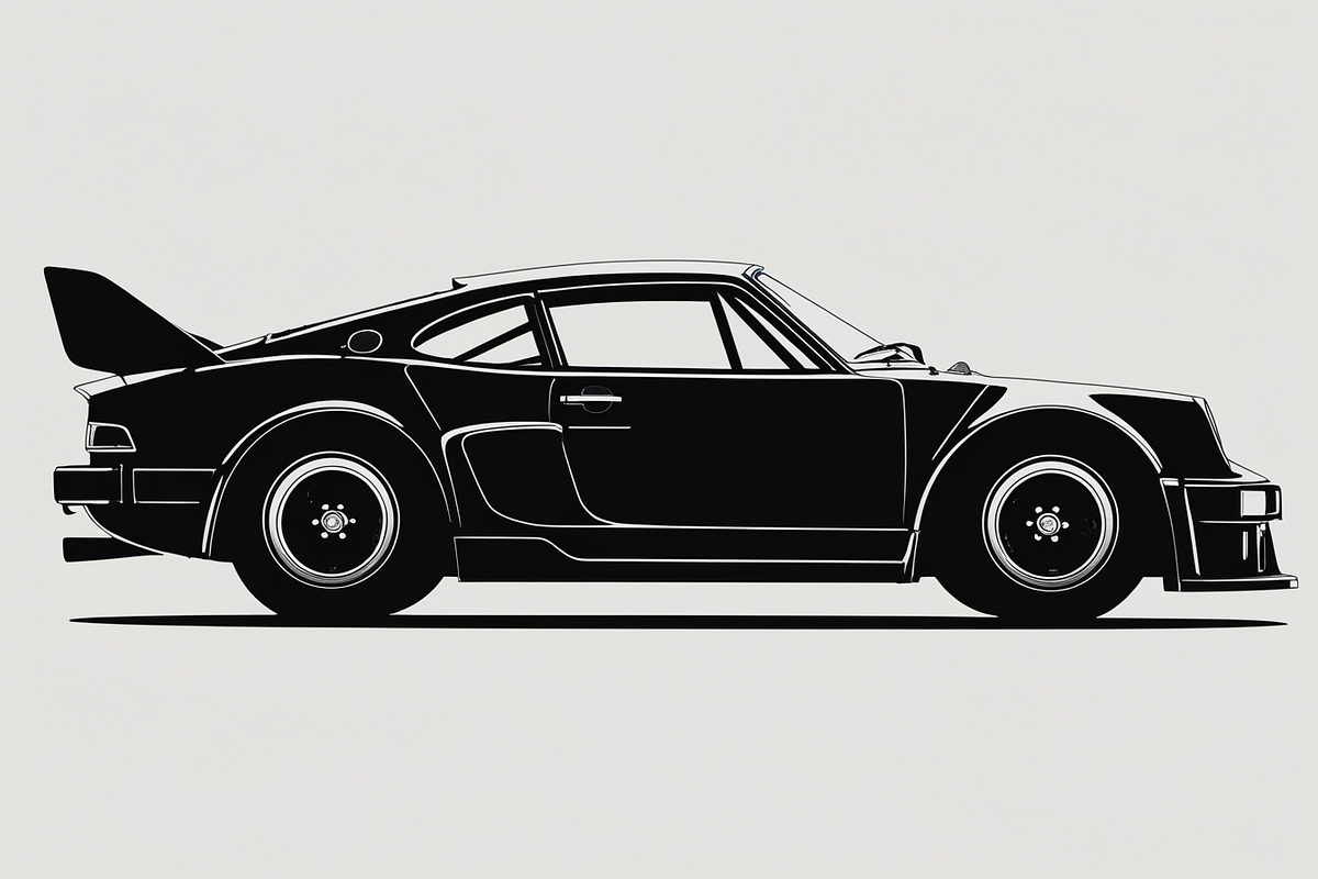 Retro Car Vector Set, an Illustration by hafijul (Photo 5 of 9)