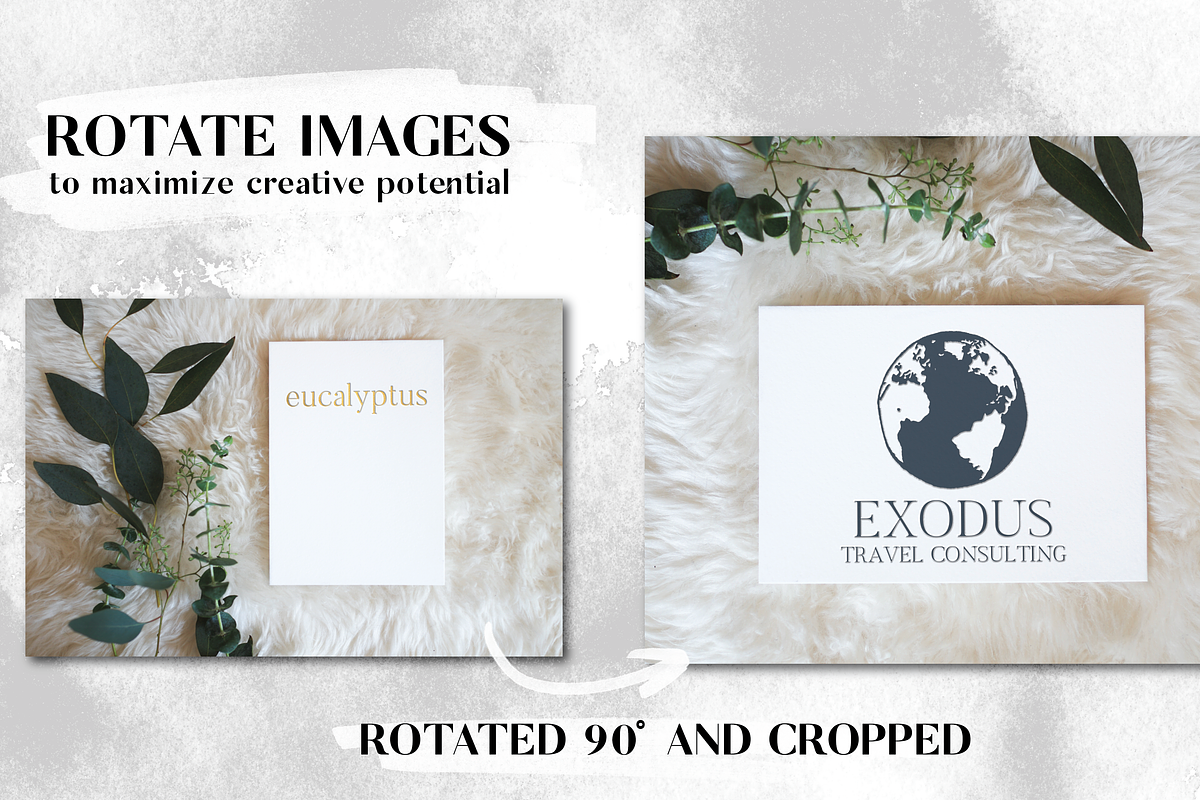 Letterpress Cards - Styled Mockups, a Print Template by Wooly Pronto (Photo 4 of 6)