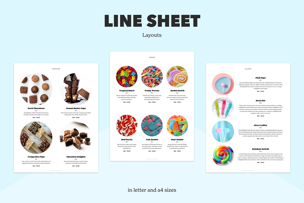 InDesign Wholesale Catalog Template, a Brochure Template by Dandymark (Photo 8 of 12)