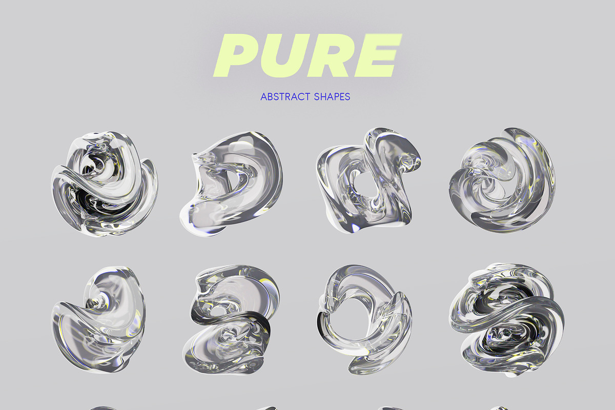 Pure Liquid Glass backgrounds, a Background Graphic by Volha Studio (Photo 7 of 7)