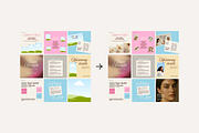 Self-Care Instagram Canva Templates, a Social Media Template by Karisma Studio (Thumbnail 8 of 10)