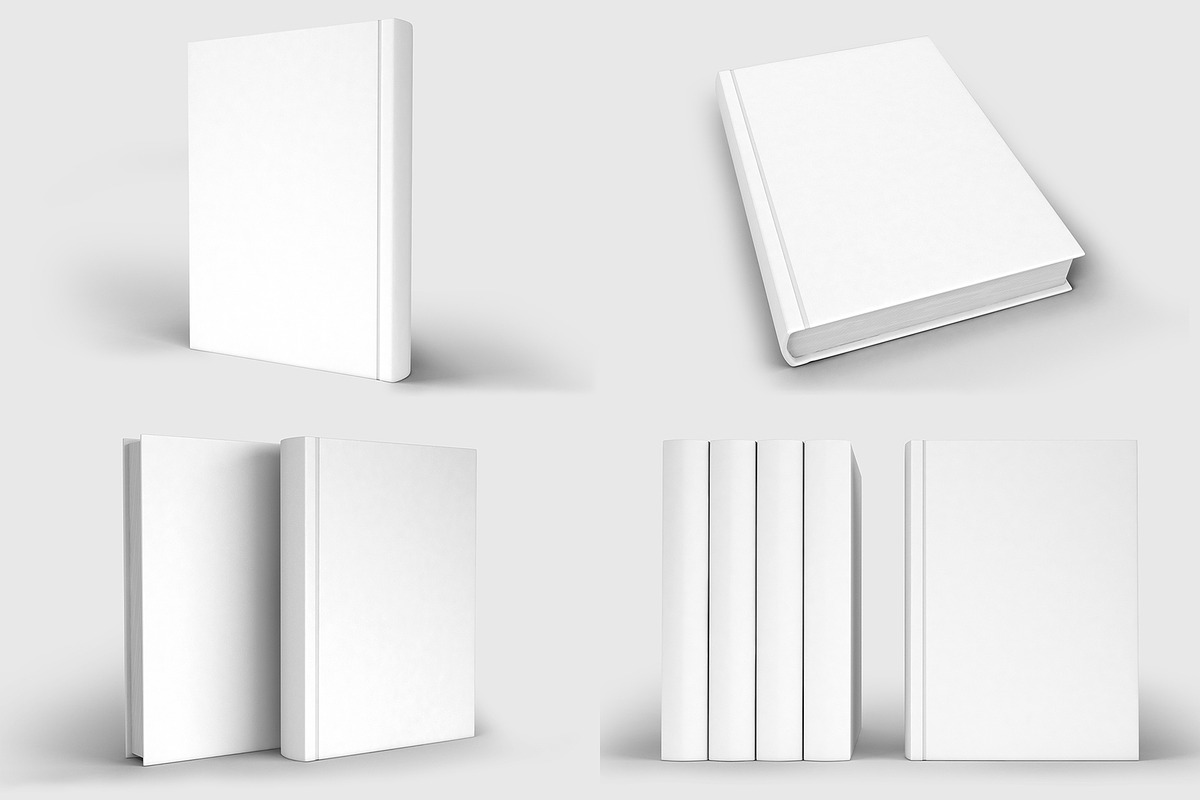 Book Mockup Vol 1, a Print Template by Honnum Graphic Art (Photo 10 of 13)