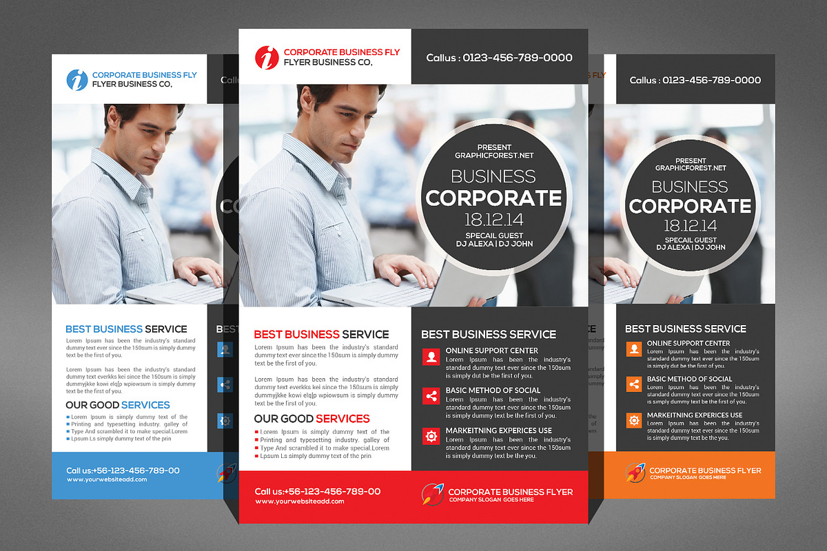 Business Flyer Bundle, a Flyer Template by Graphic Templates (Photo 4 of 6)