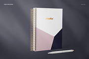 Coil Binding Planner Mockup Set, a Stationery Template by creatsy5 (Thumbnail 8 of 13)