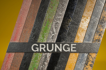 10 Grunge Metal Mats for C4D Octane, a Textures & Material 3D Model by 3DTreatment