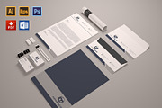 Stationery + Free Flyer & Invoice, a Stationery Template by Pentaclay (Thumbnail 1 of 5)