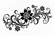 Ornamental Flower Designs, an Illustration by yasushie (Thumbnail 3 of 20)