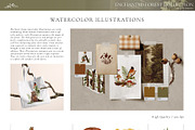 Enchanted Forest Watercolor Art, an Object Graphic by Julia Dreams (Thumbnail 6 of 12)
