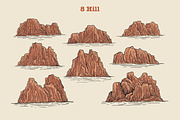Western Desert Hand Drawn Elements, an Object Illustration by Artolabs (Thumbnail 3 of 9)